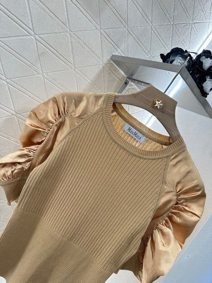 M*♥2025 new product Knitted short sleeves