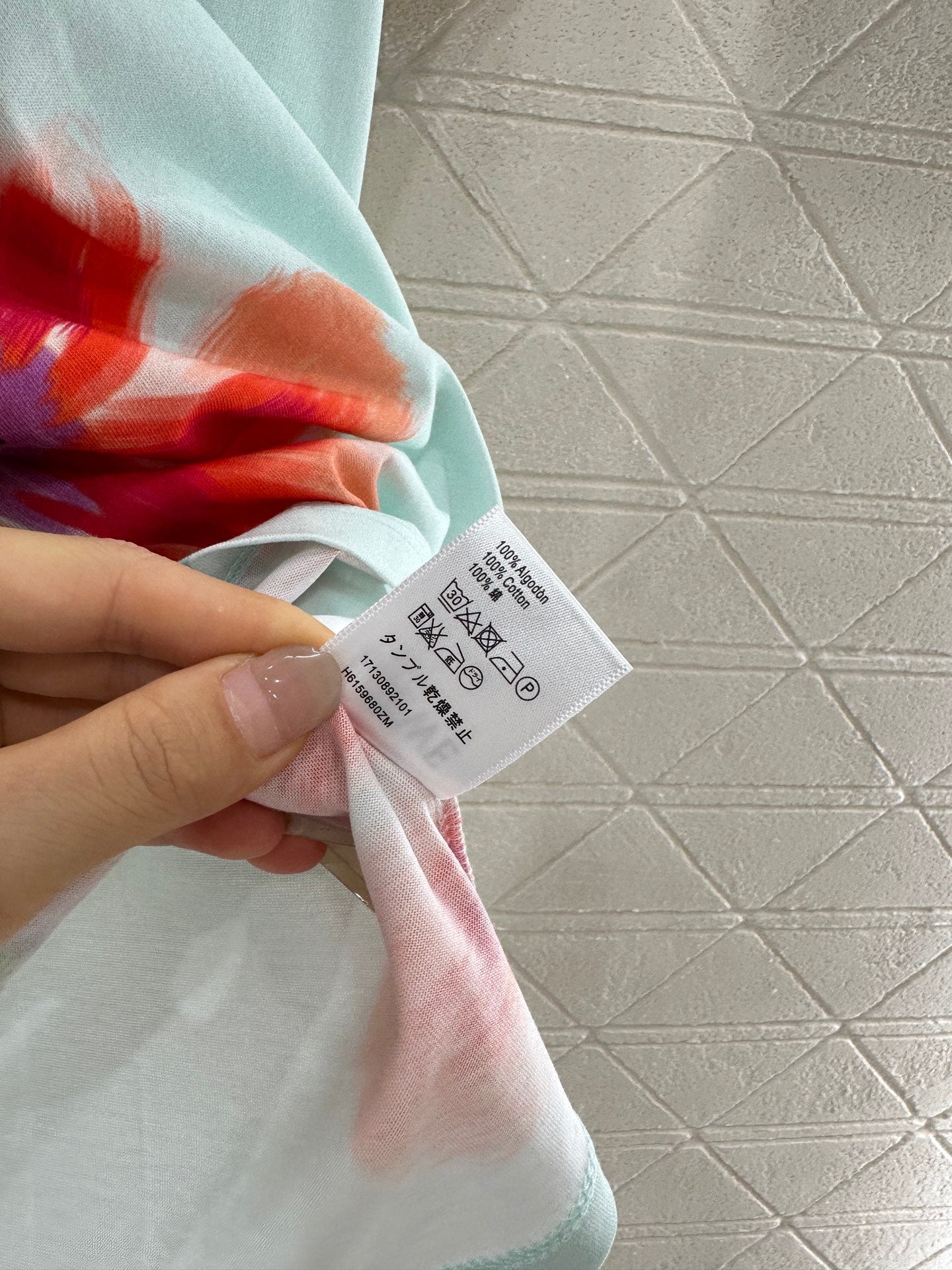 L*♥2025 new product Dyed flower short sleeves