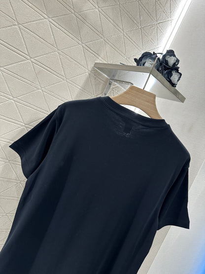 Louis *♥2025 new product Metal logo short sleeves