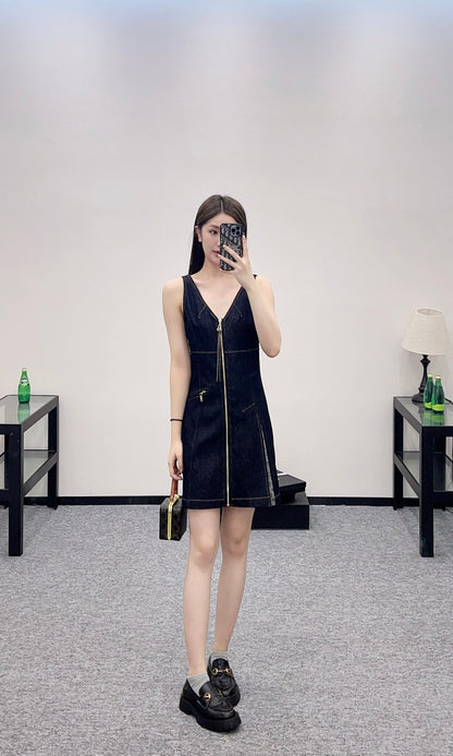 Louis *♥2025 new products Zipper dress