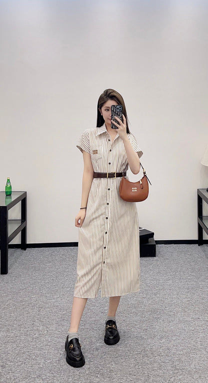 Mi*mi*♥2025 new products Belt dress