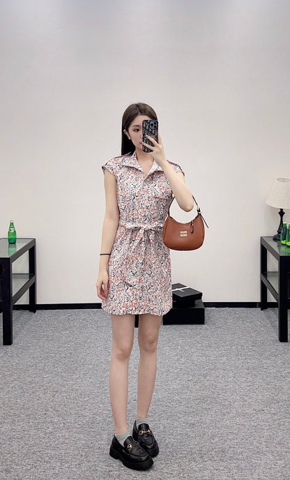 Louis *♥2025 new products Belt dress