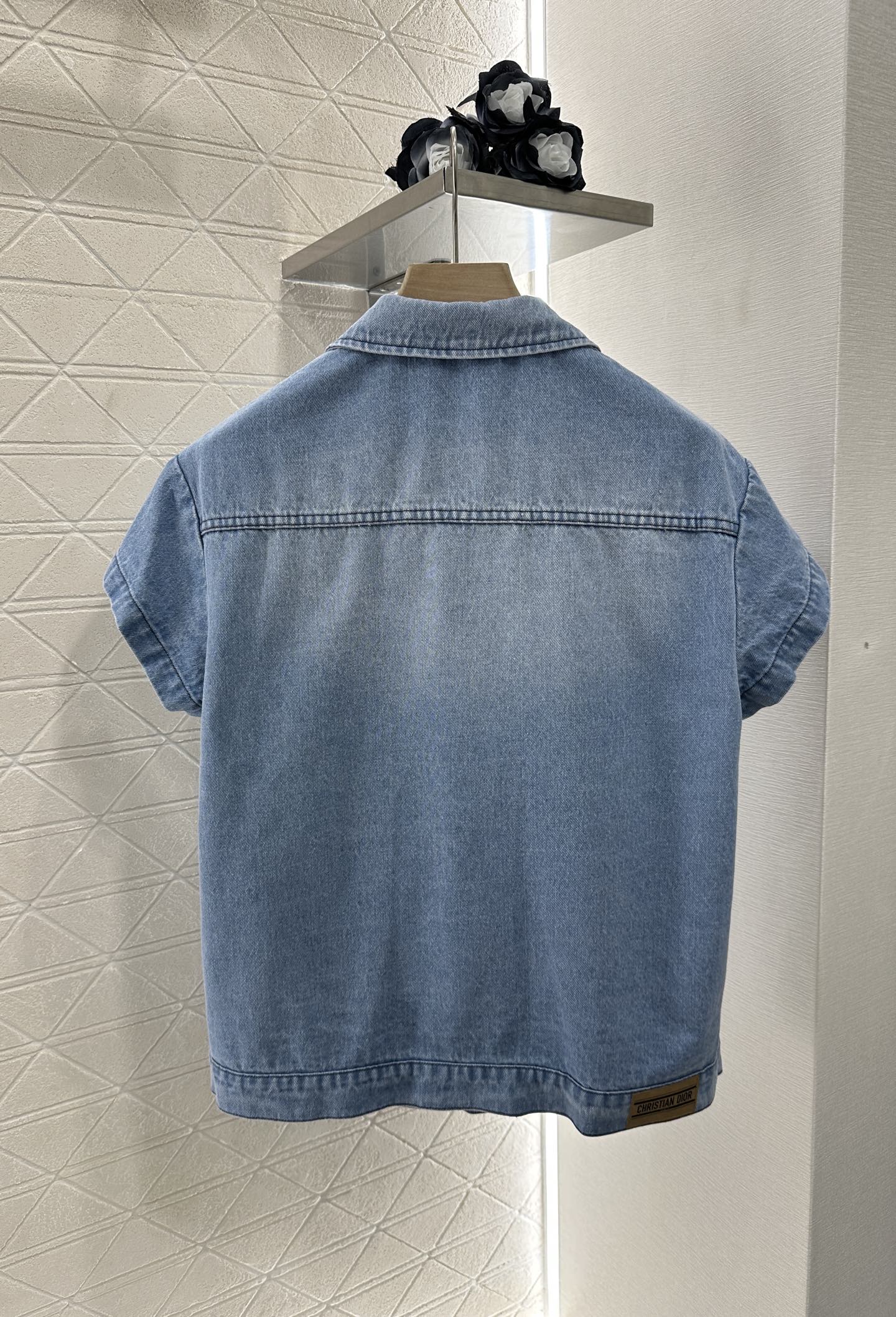 D*♥2025 new product Denim jacket and shorts set