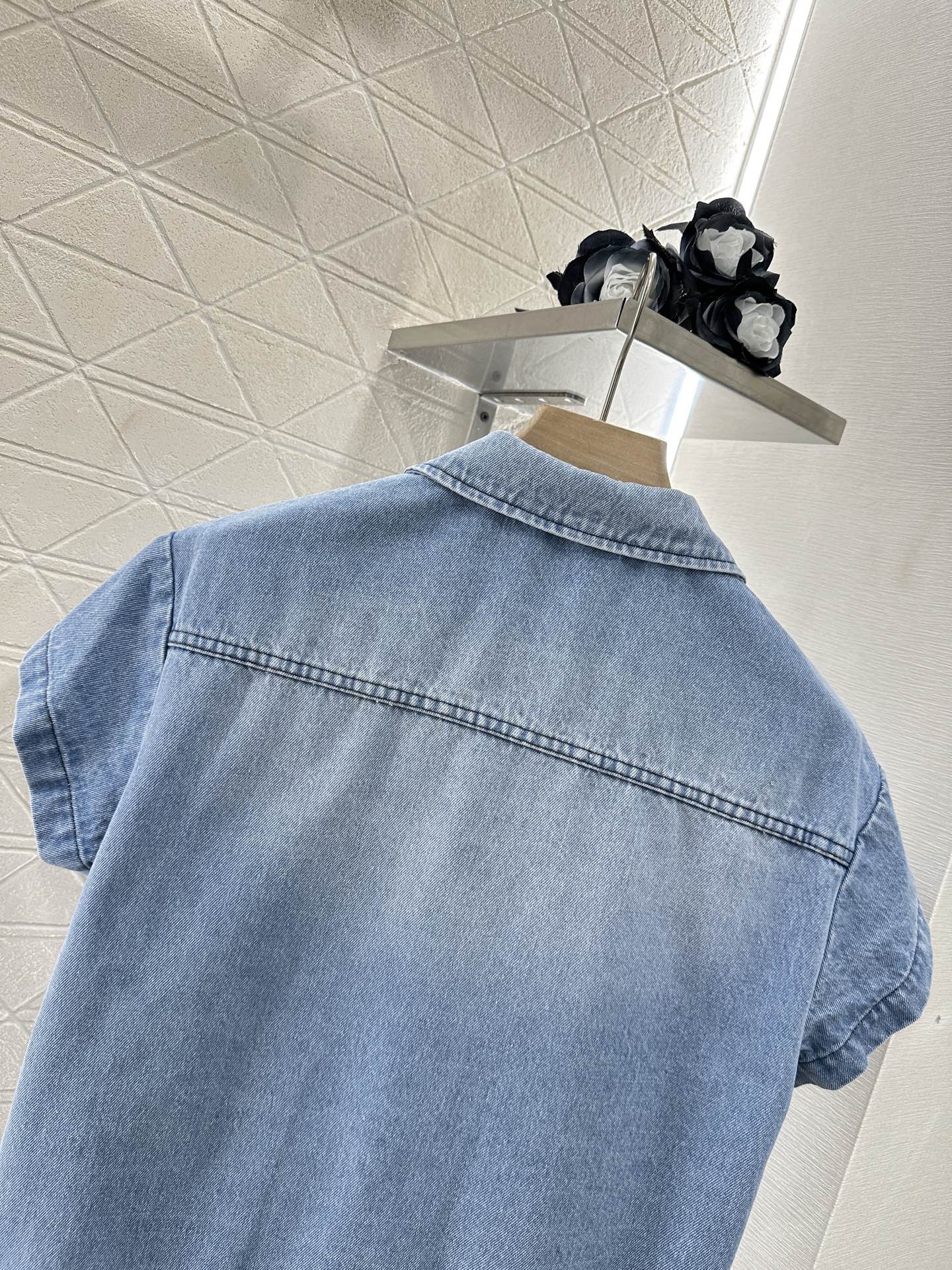 D*♥2025 new product Denim jacket and shorts set