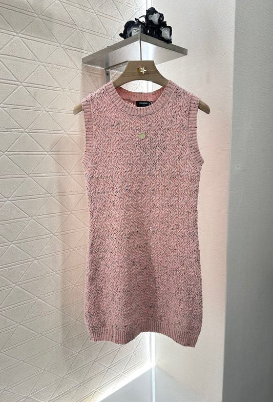 C*♥2025 new product Knitted vest dress