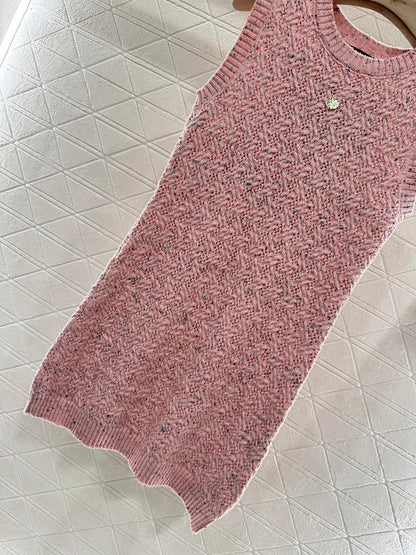 C*♥2025 new product Knitted vest dress
