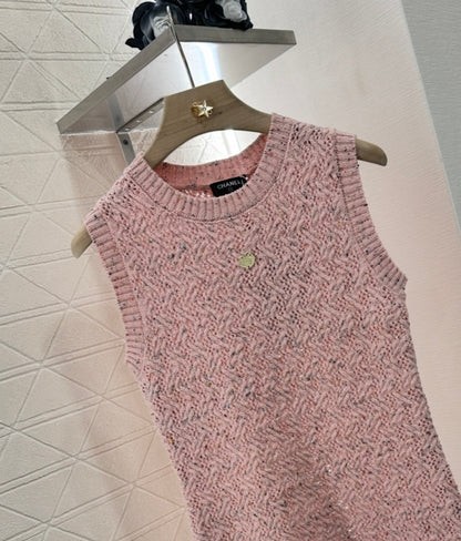 C*♥2025 new product Knitted vest dress