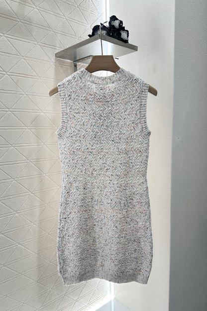 C*♥2025 new product Knitted vest dress