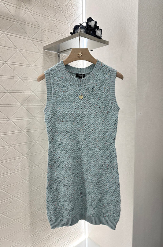 C*♥2025 new product Knitted vest dress