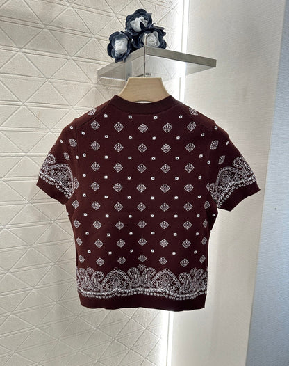 Mi*mi*♥2025 new product Short-sleeved skirt suit