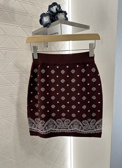 Mi*mi*♥2025 new product Short-sleeved skirt suit