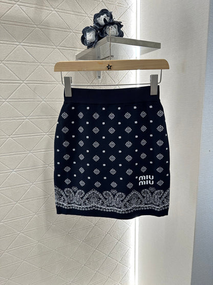 Mi*mi*♥2025 new product Short-sleeved skirt suit