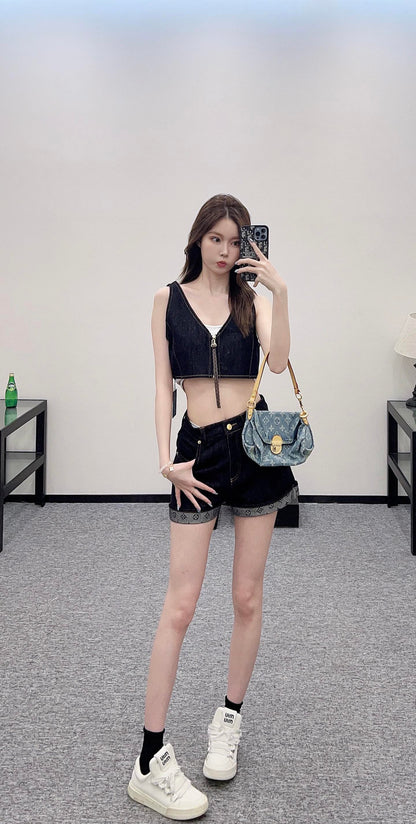Louis *♥2025 new products Vest and shorts set