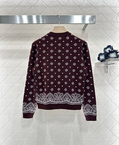 Mi*mi*♥2025 new product Knitted long-sleeved cardigan