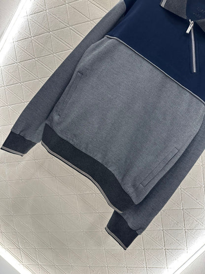 Mi*mi*♥2025 new product Half-open sweatshirt