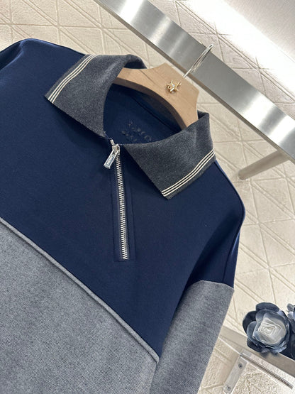 Mi*mi*♥2025 new product Half-open sweatshirt