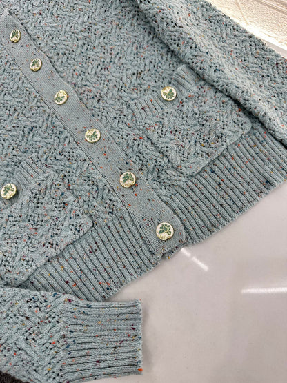 C*♥2025 new product Openwork knitted cardigan