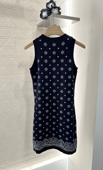 Mi*mi*♥2025 new product Knitted vest dress