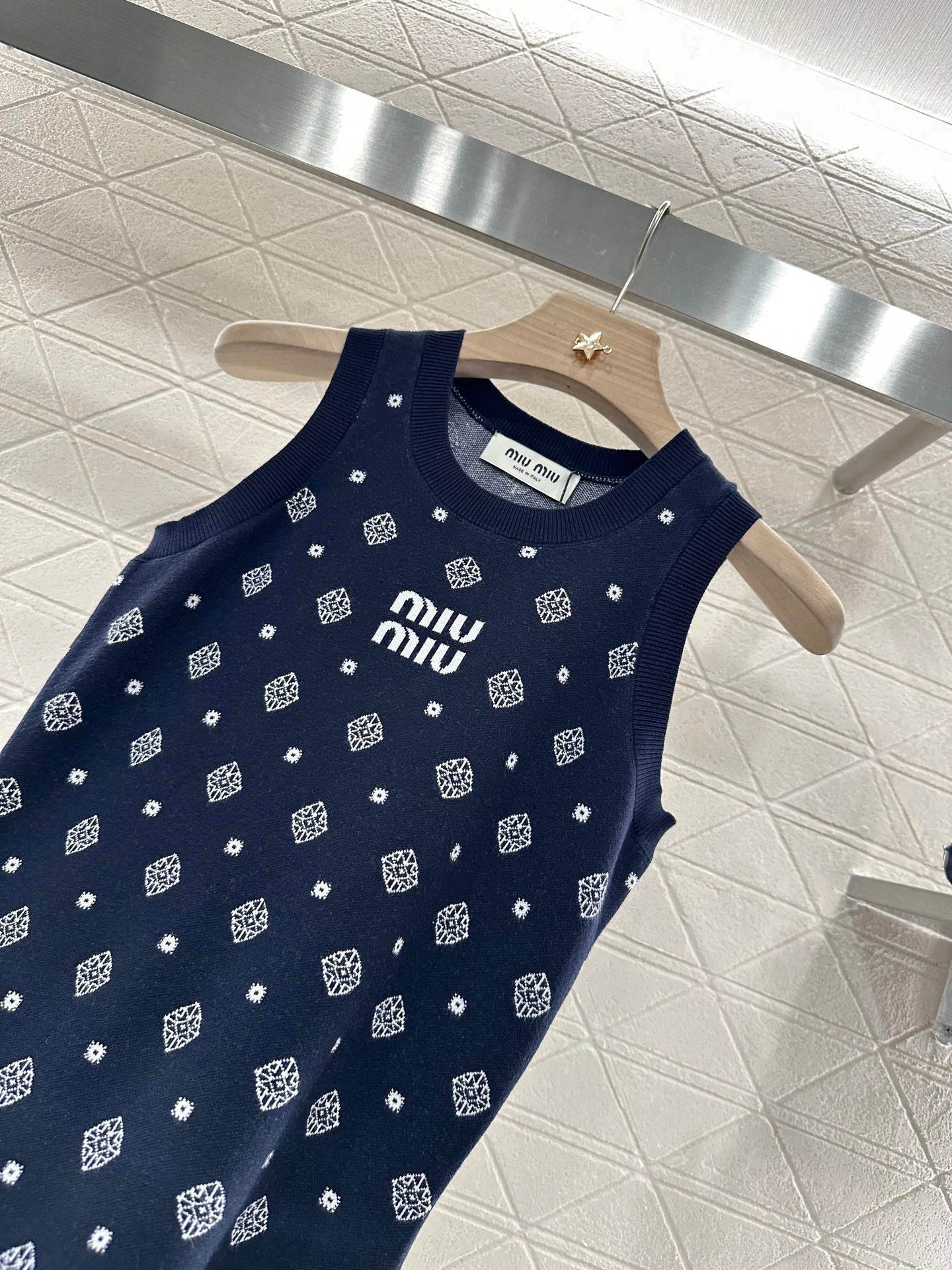 Mi*mi*♥2025 new product Knitted vest dress