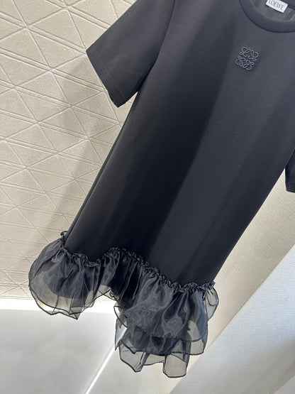 L*♥2025 new product Round neck dress