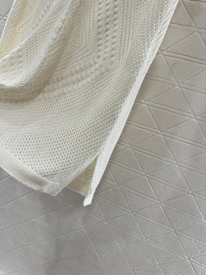 P*♥2025 new product Hollow knitted vest