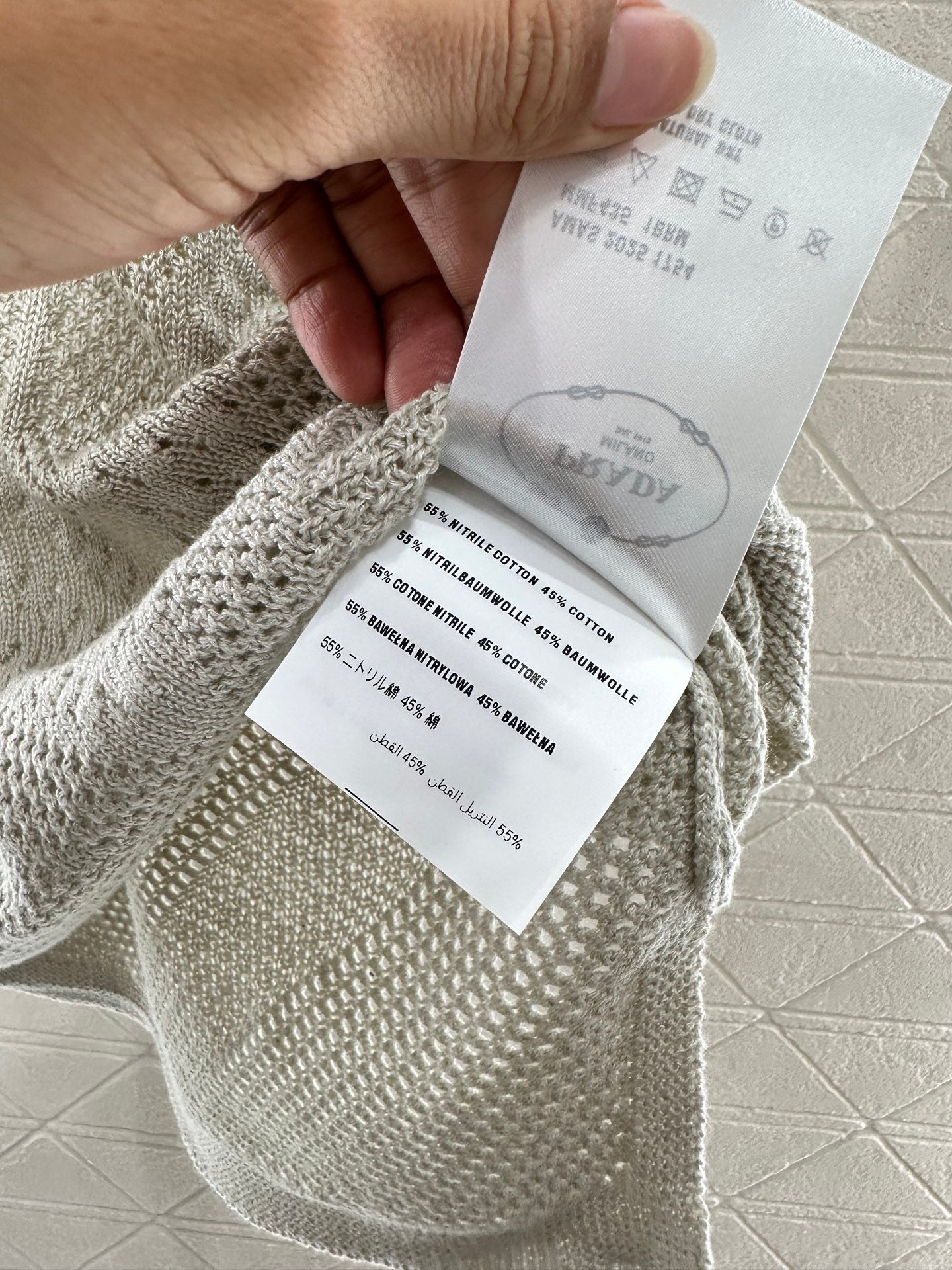 P*♥2025 new product Hollow knitted vest
