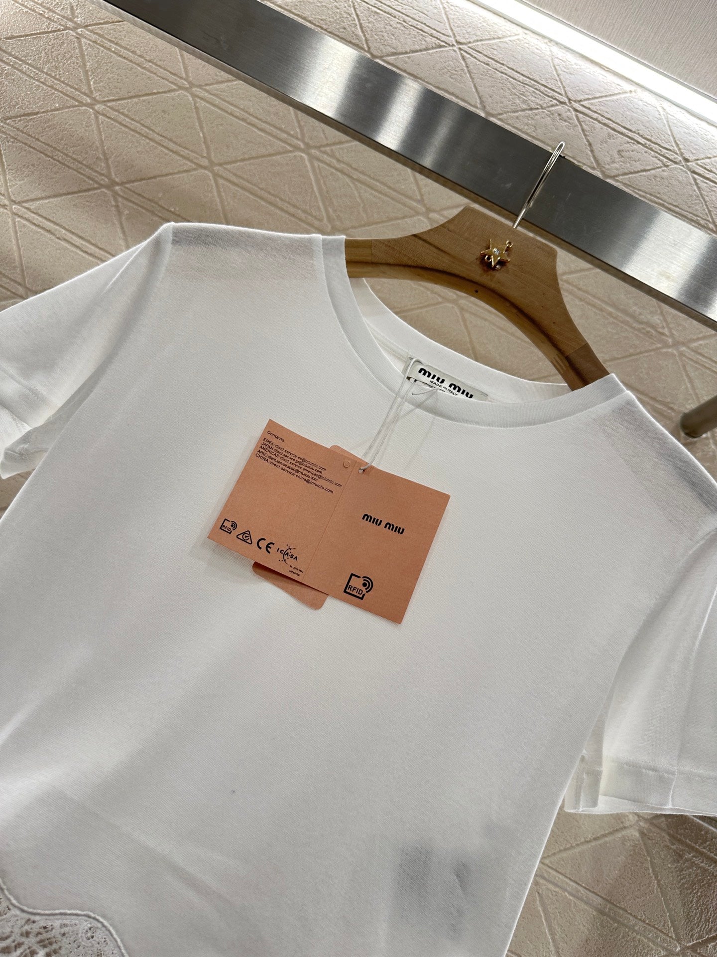 Mi*mi*♥2025 new products Lace short sleeves