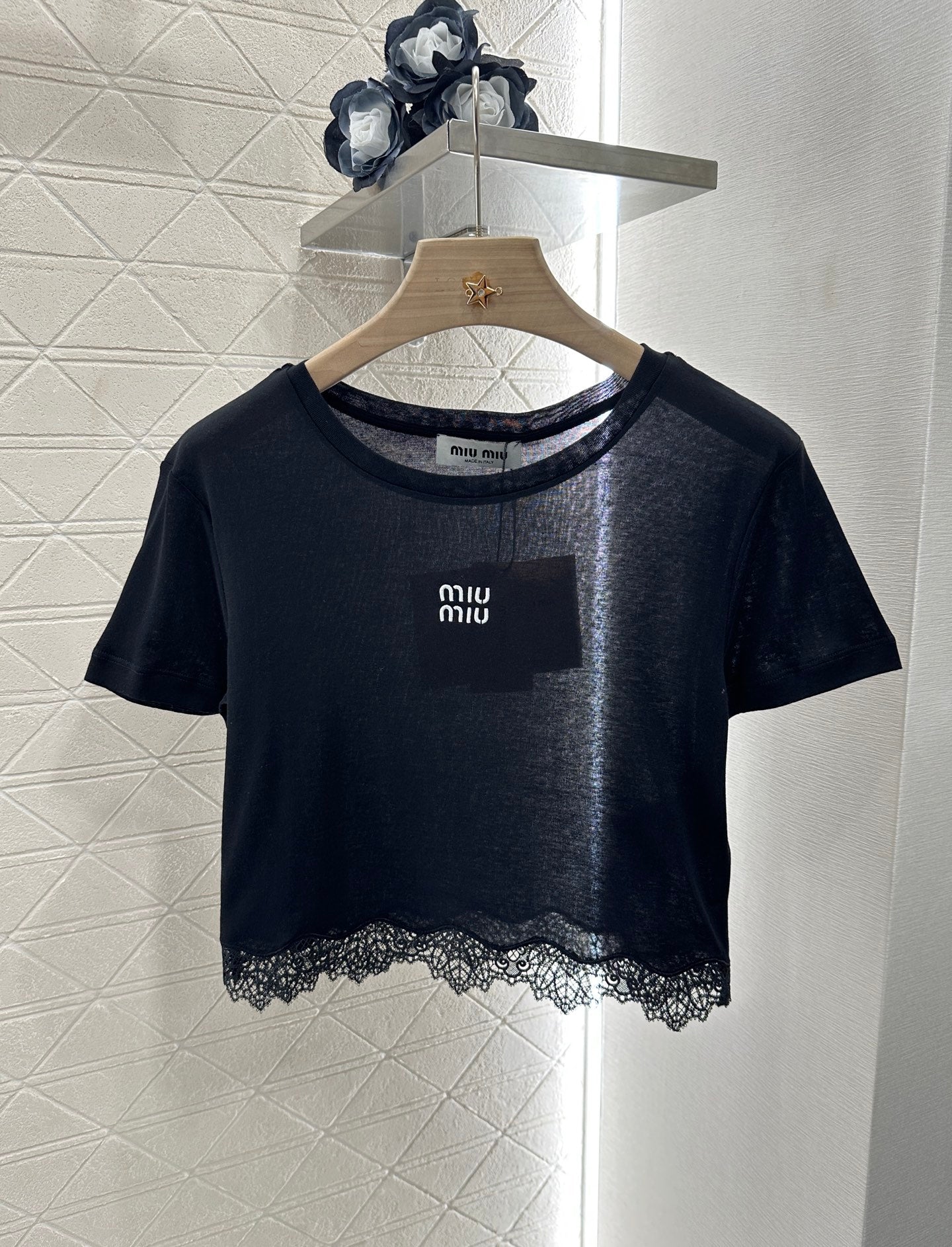 Mi*mi*♥2025 new products Lace short sleeves