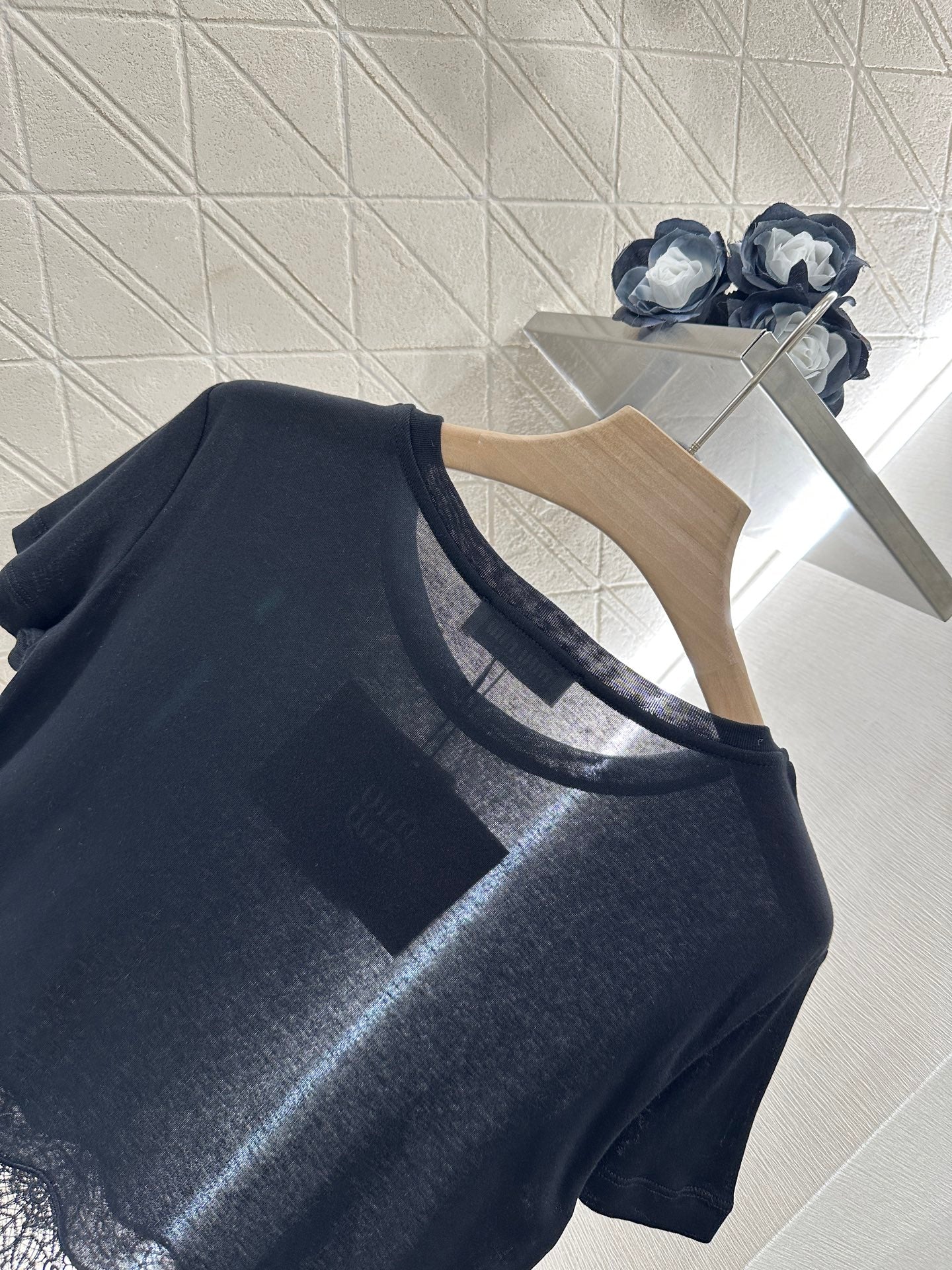 Mi*mi*♥2025 new products Lace short sleeves