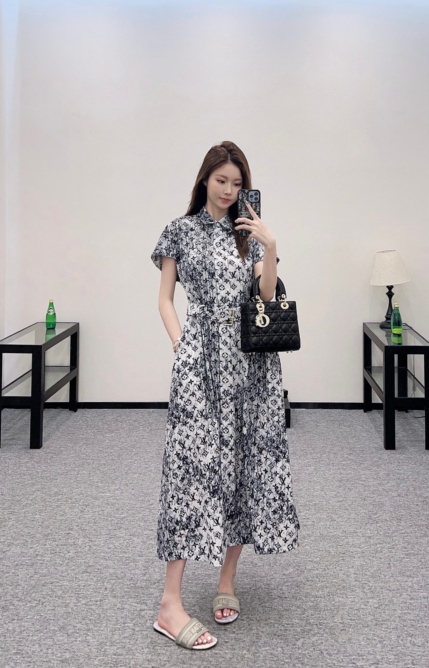 Louis *♥2025 new products Belt dress