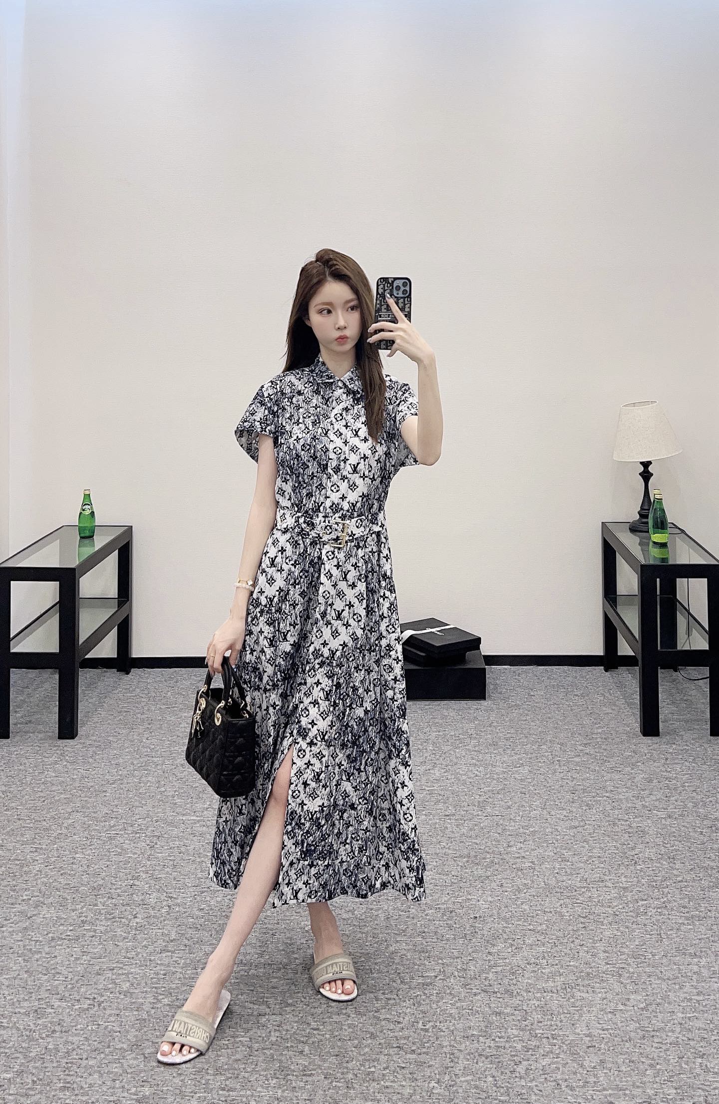 Louis *♥2025 new products Belt dress