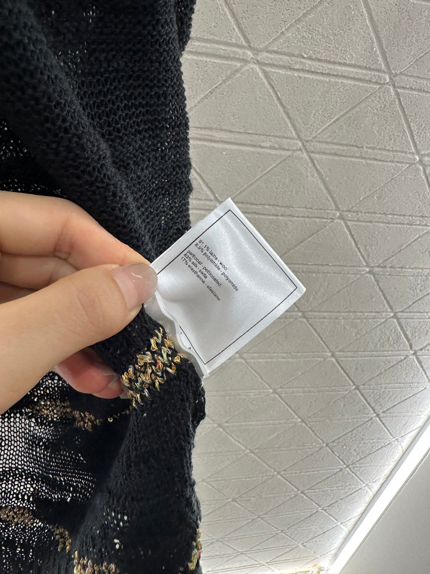 C*♥2025 new product Embroidered knitted vest dress