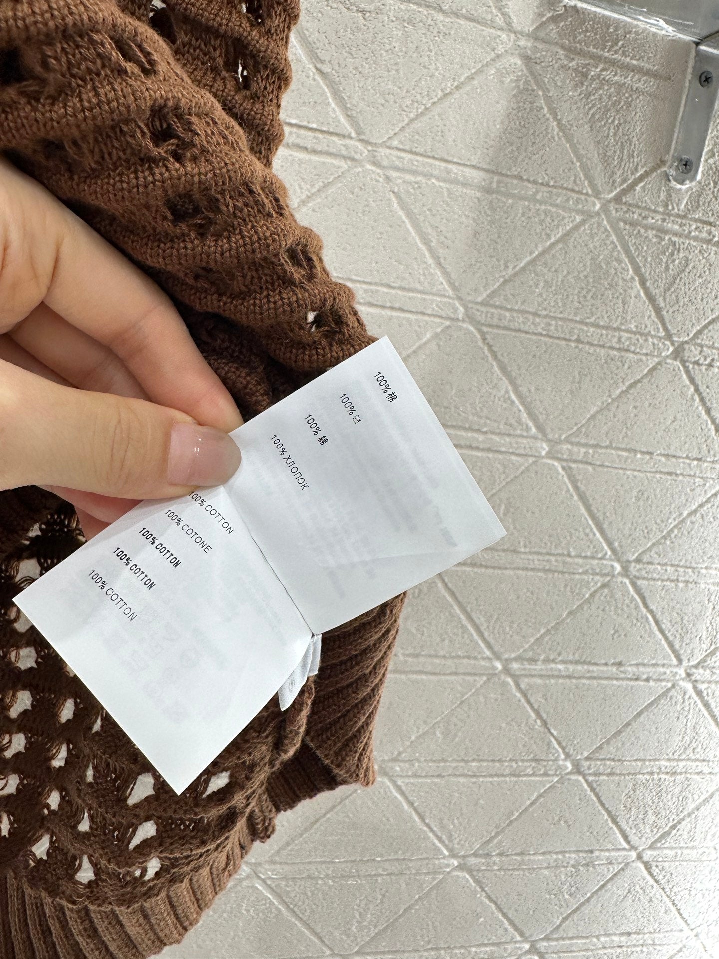 Mi*mi*♥2025 new product Hollow knitted vest