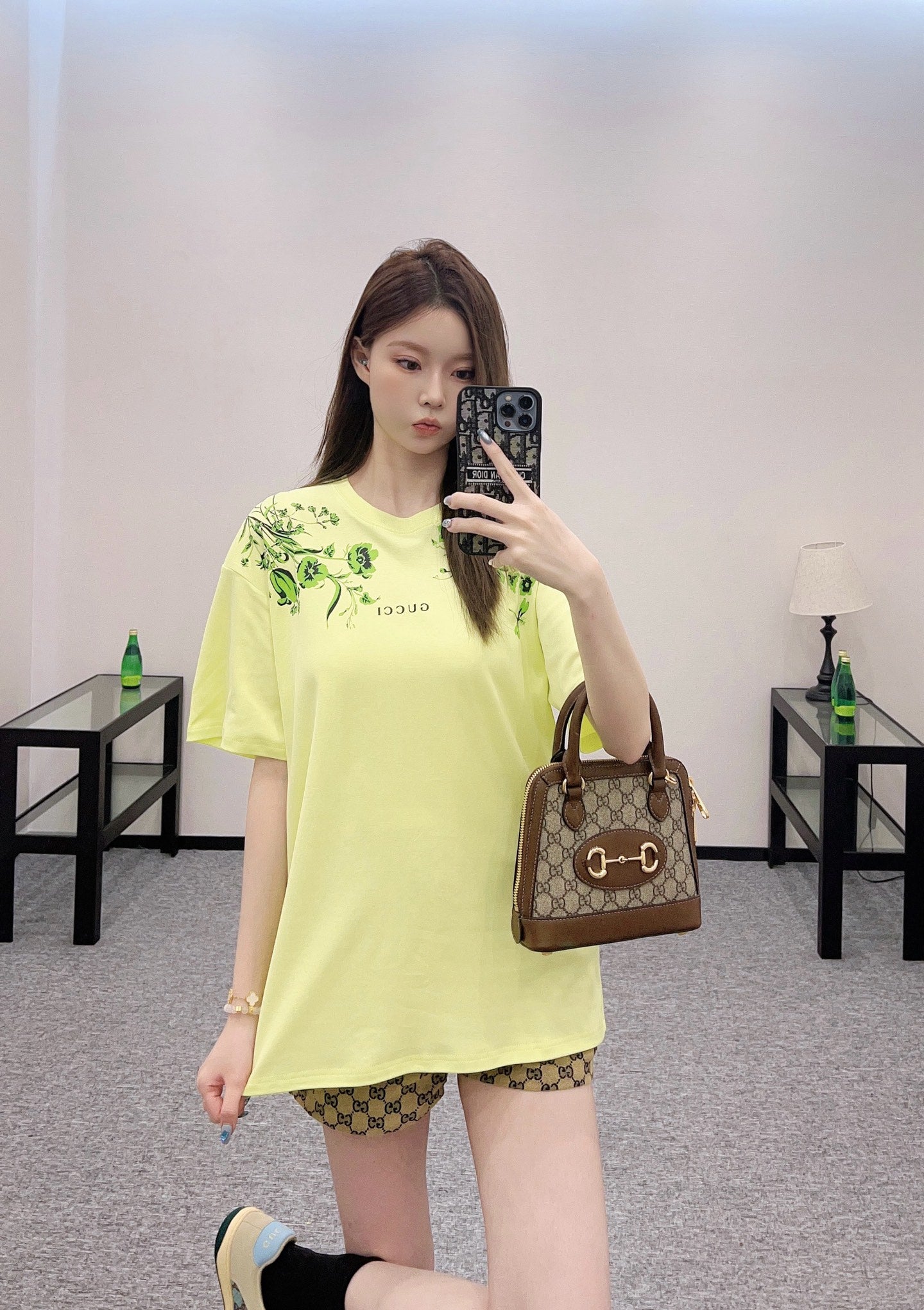 G*♥2025 new product Printed round neck