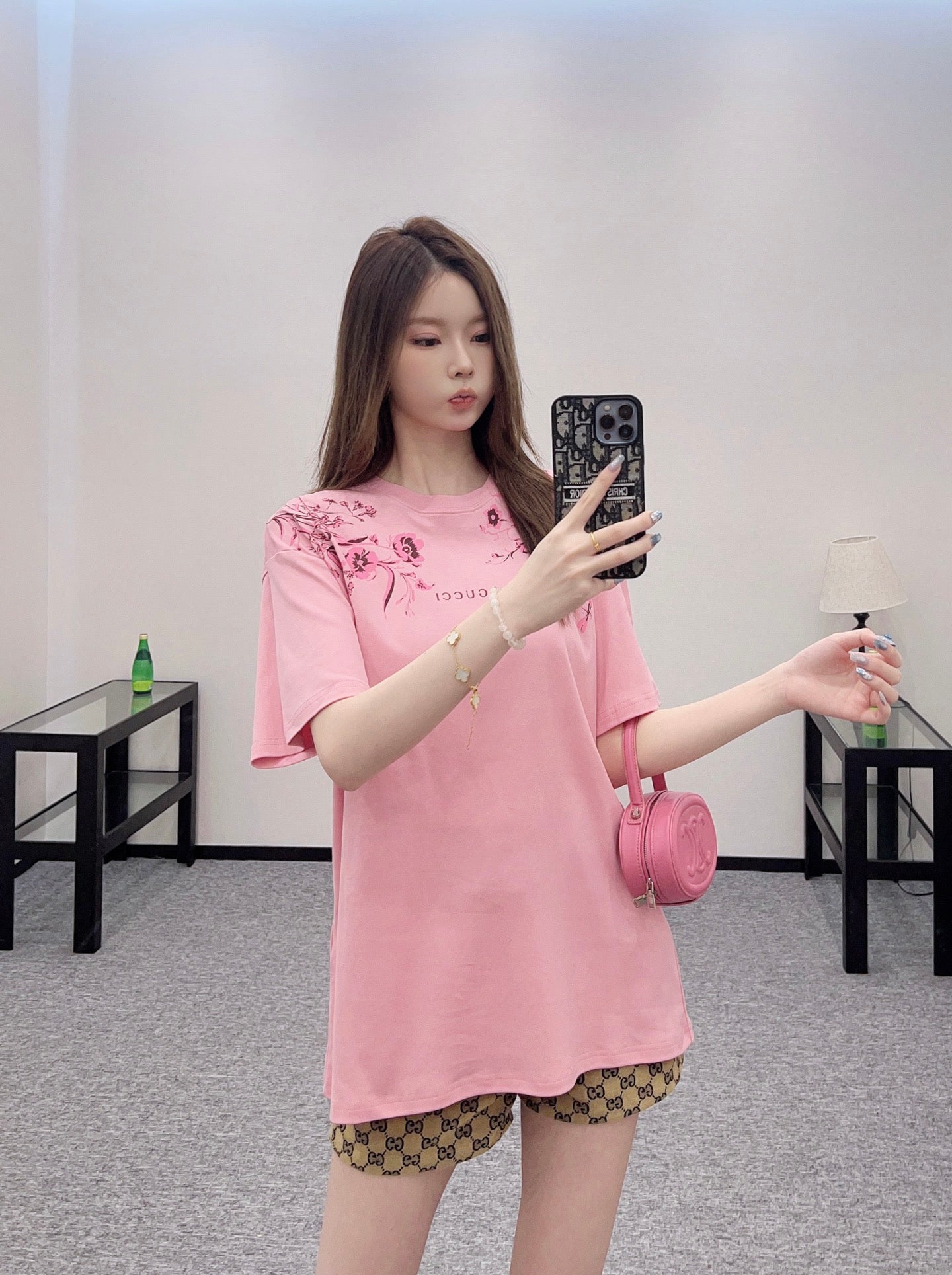 G*♥2025 new product Printed round neck