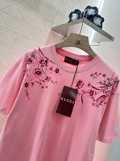 G*♥2025 new product Printed round neck