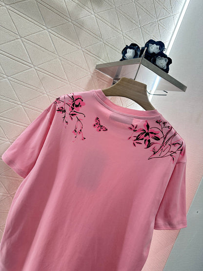 G*♥2025 new product Printed round neck