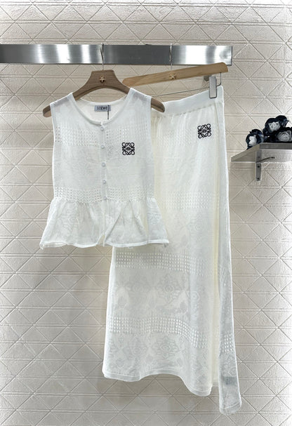 L*♥2025 new product Vest skirt set