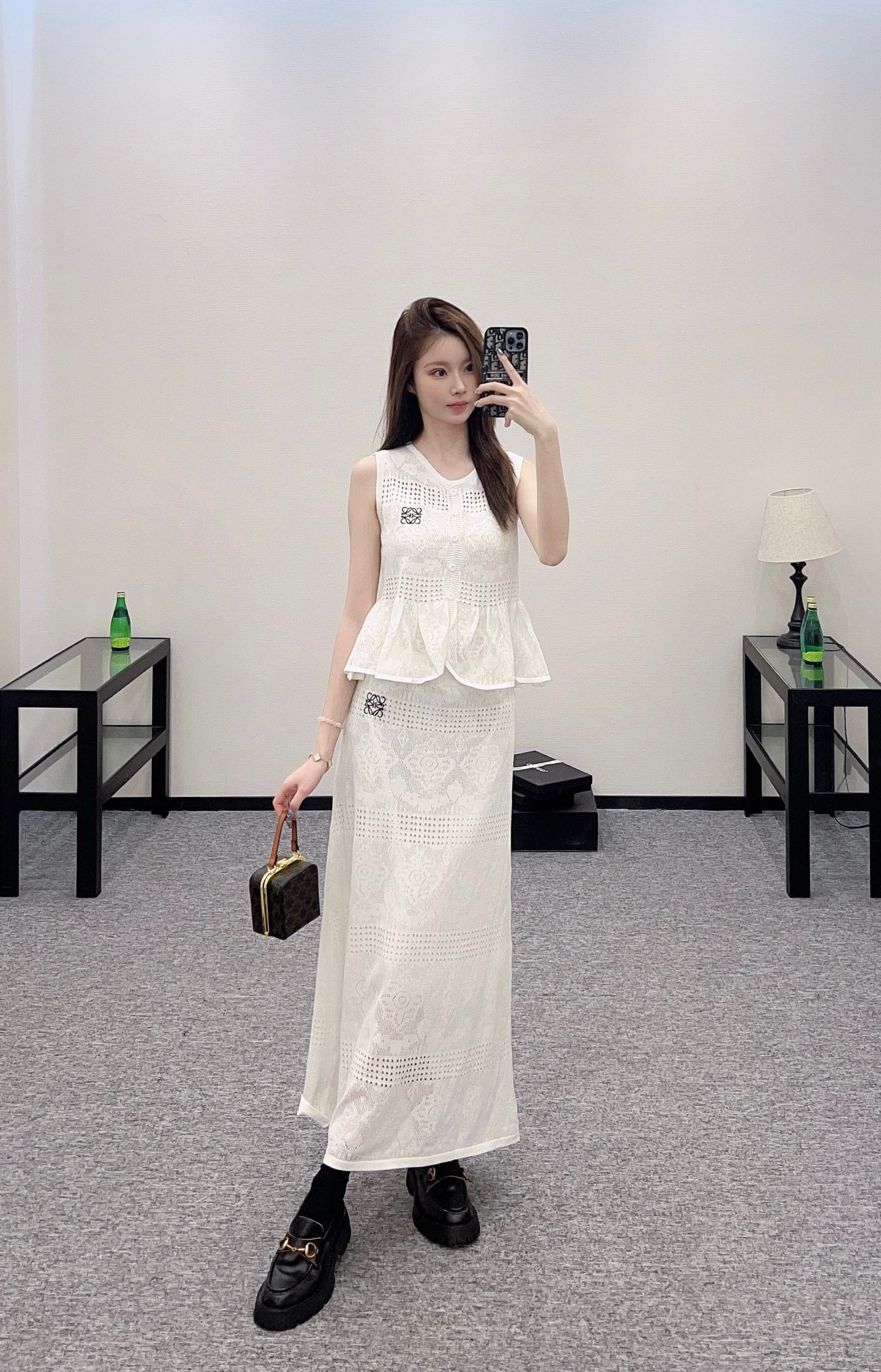 L*♥2025 new product Vest skirt set