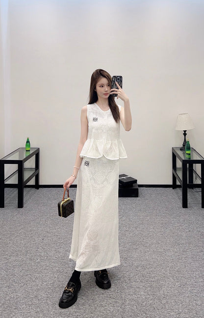 L*♥2025 new product Vest skirt set