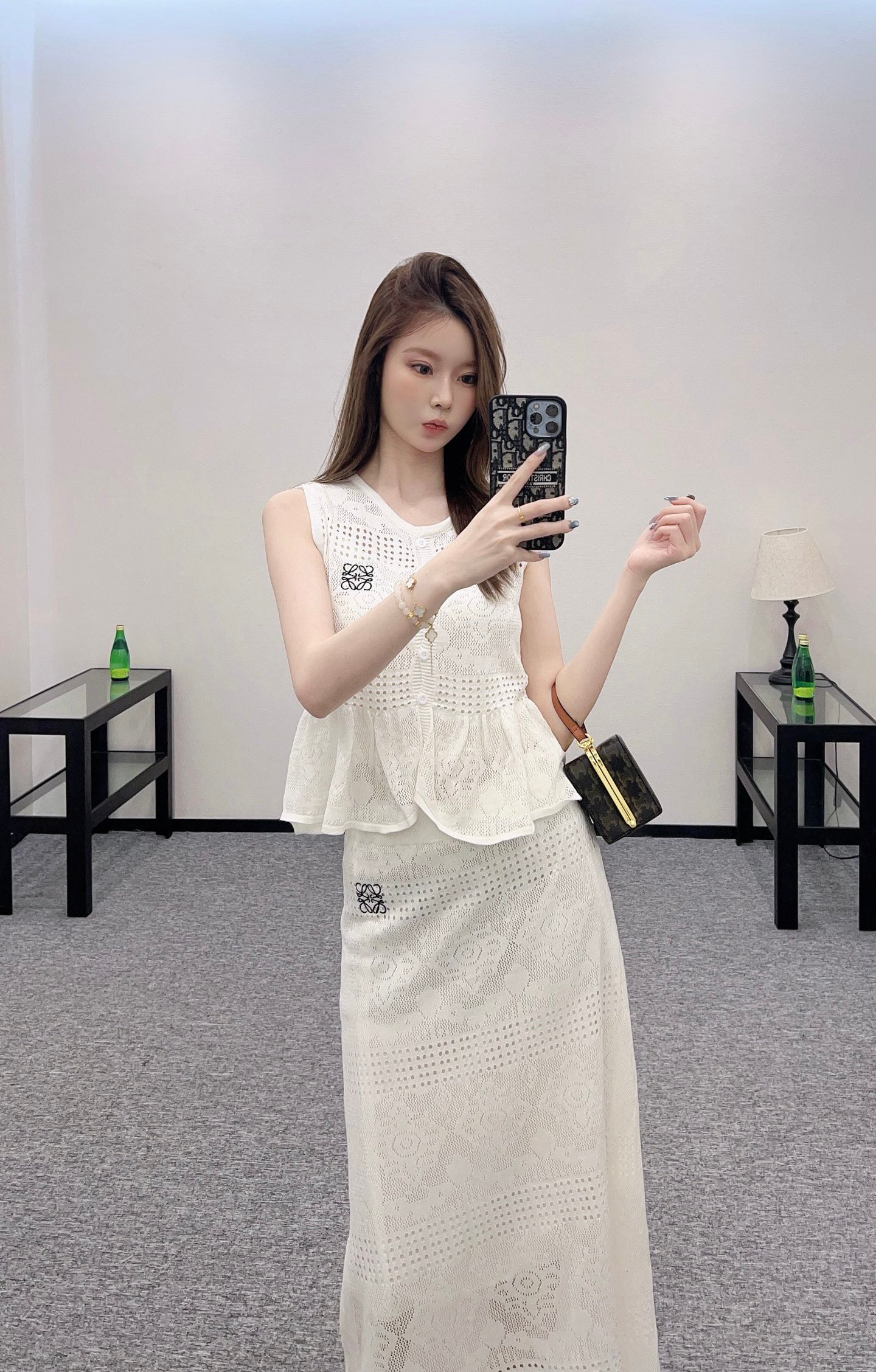 L*♥2025 new product Vest skirt set