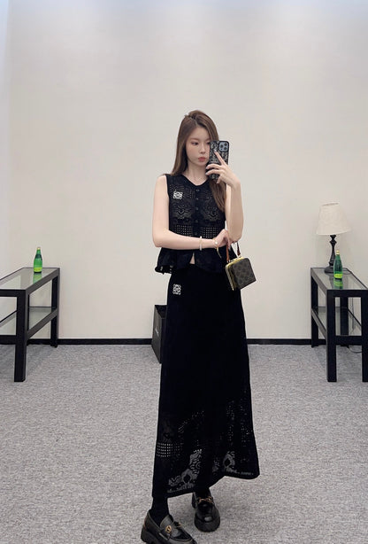 L*♥2025 new product Vest skirt set