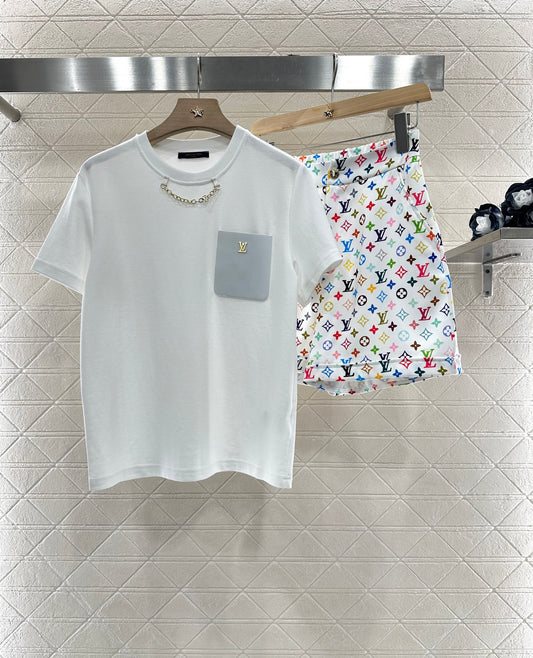 Louis *♥2025 new products Short-sleeved shorts suit