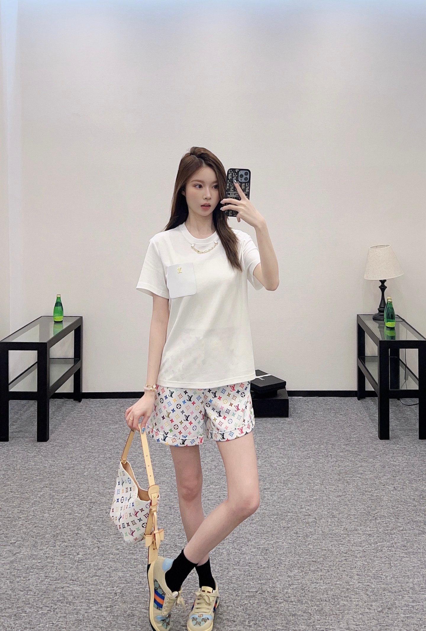 Louis *♥2025 new products Short-sleeved shorts suit