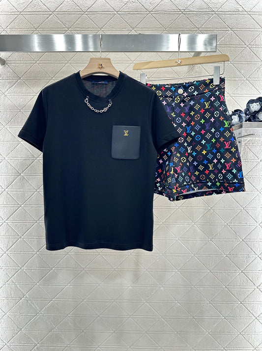 Louis *♥2025 new products Short-sleeved shorts suit