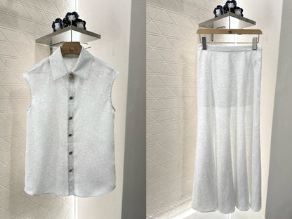 C*♥2025 new product Shirt and skirt set