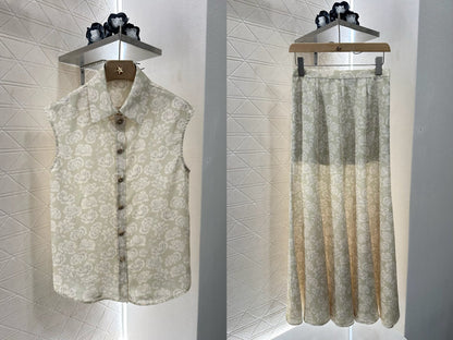 C*♥2025 new product Shirt and skirt set