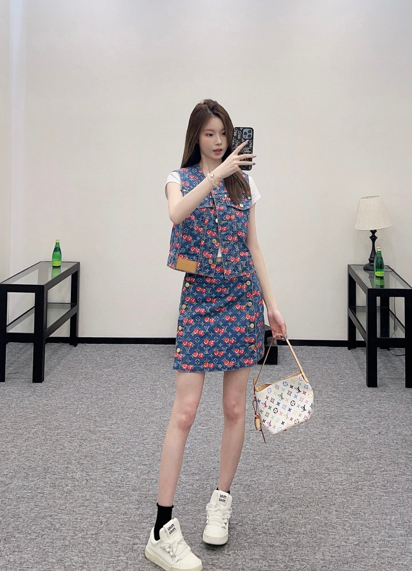 Louis *♥2025 new products Vest and skirt set