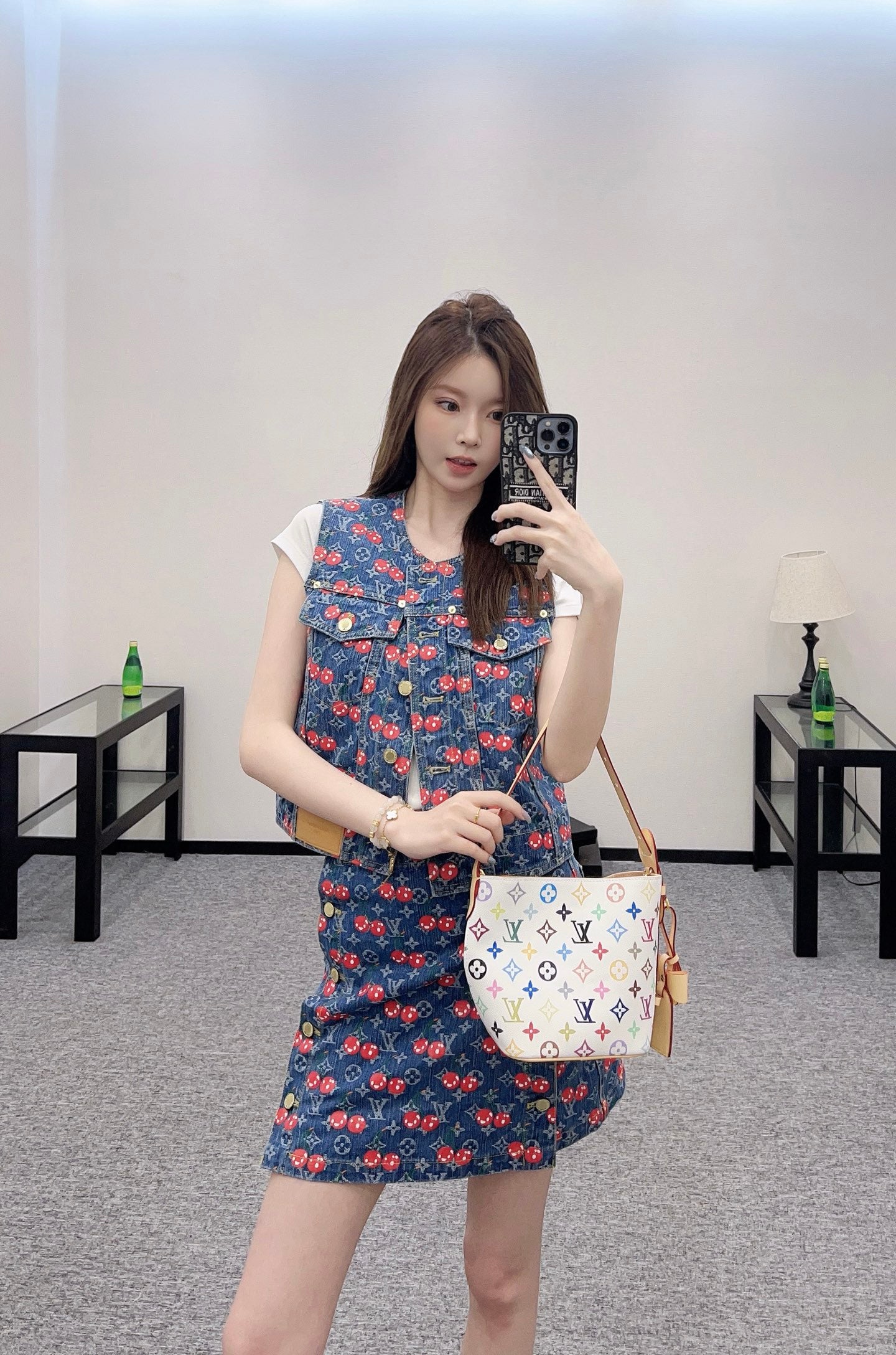 Louis *♥2025 new products Vest and skirt set