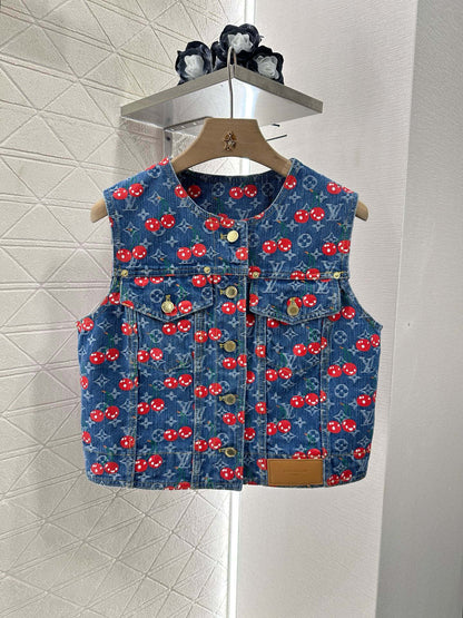 Louis *♥2025 new products Vest and skirt set